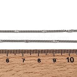 12 Stück 1.8 mm 304 Edelstahl strukturierte gedrehte Kette Halskette für Damen und Herren&nbsp;NJEW-H093-20P-03