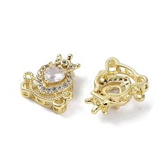 Многожильные звенья из прозрачного кубического циркония из латуни KK-B087-17G