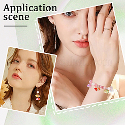 600 шт. Прозрачные акриловые бусины TACR-SP0001-09