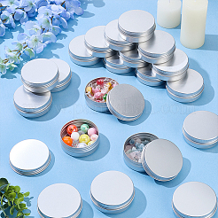 Runde Aluminium-Verpackungsboxen&nbsp;CON-WH0112-054
