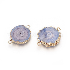 Соединители звеньев естественного окрашенного кварца&nbsp;G-P399-A