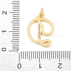 Pendentifs en laiton zircon cubique transparent&nbsp;CU-CBA7939-01D-G