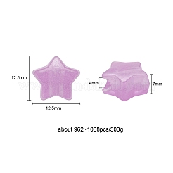 200 шт. Светящиеся акриловые бусины&nbsp;TACR-YW0001-24