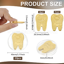 10шт. железная памятная монета&nbsp;AJEW-FG0004-60