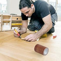 Клейкая лента из полиэтилена с имитацией древесины AJEW-WH0270-222H