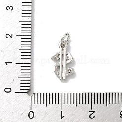 Латунные микропаве прозрачные кубические циркониевые подвески KK-A273-13P