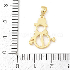 Рождественские латунные подвески&nbsp;LS-KK-K411-01G