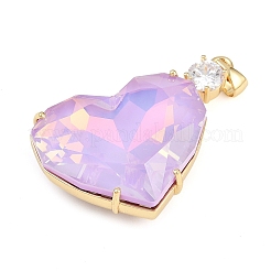 Латунные микро проложить кубического циркония подвески&nbsp;KK-B150-29G-03