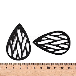 Большие подвески из натурального дерева тополь WOOD-N016-25