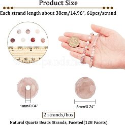 Природного кварца нитей бисера G-NB0003-66