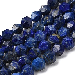 Нитки бусины из натурального ляписа-лазури G-Z119-A39-02