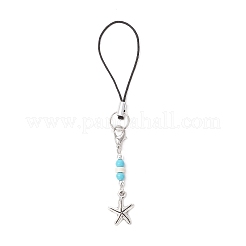 Ремешки для мобильных телефонов из сплава с морской тематикой&nbsp;HJEW-JM03443
