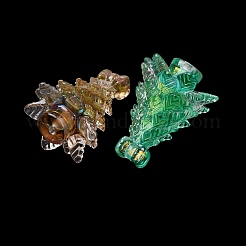 Прозрачные бусины из смолы градиентного цвета RESI-K033-05