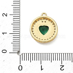 Ottone micro spianare pendenti zirconi&nbsp;KK-CBA74BF-12G-01C