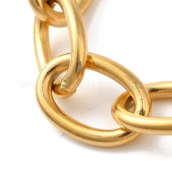 Ионное покрытие (ip) 304 нержавеющая сталь тросовые цепные браслеты BJEW-L673-020G