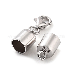 Антикоррозийные застежки-клешни из стерлингового серебра 925 шт. STER-P055-03H-P