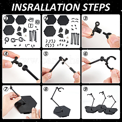 Plastikpuppenstütze für Modelle&nbsp;ODIS-WH0061-24B