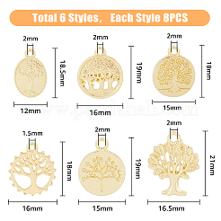 Подвески из сплава 48шт 6 стиля&nbsp;FIND-HY0002-82