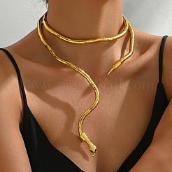 Chokerhalsketten aus Eisen in Schlangenform&nbsp;LS-NJ6393-1