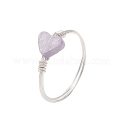 7 Stück Messing-Fingerringe für Damen&nbsp;RJEW-JR00854