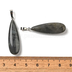 Природные подвески лабрадорита&nbsp;G-Q192-07P-06