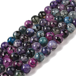 Природных вены драконов агат нитей бисера X-G-NH0013-B01-02