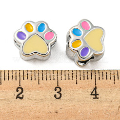 Ccb пластиковые бусины с большими отверстиями CCB-D007-01E