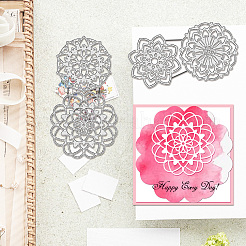 Углеродистая сталь разрезает трафареты DIY-WH0309-1851