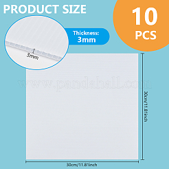 Tampons en tôle ondulée en plastique&nbsp;DIY-WH0632-18C-02