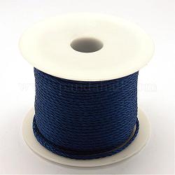 Hilo de nylon, azul de Prusia, 1.0mm, alrededor de 49.21 yarda (45 m) / rollo