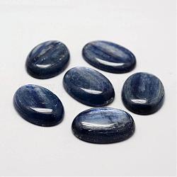 Ovale Cabochons aus natürlichem Zyanit / Zyanit / Disthen, 25x18x5~6 mm