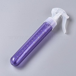 Flacon pulvérisateur portable en plastique pour animaux de compagnie 35 ml, pompe à brouillard rechargeable, atomiseur de parfum, blueviolet, 21.6x2.8 cm, capacité: 35 ml (1.18 oz liq.)
