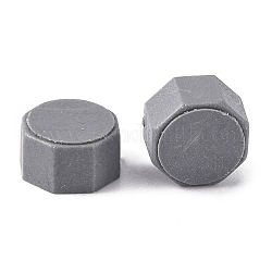 Sealing Wax Particles for Retro Seal Stamp, Octagon, Dark Gray, 9x5mm, about 1500pcs/bag