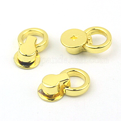 Alloy Round Head Screwback Button, with Screw, Button Studs Rivets for Phone Case DIY, DIY Art Leather Craft, Golden, 1.7x0.65x0.4cm