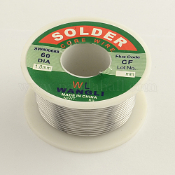 Tin Solder Wire, with 20% Tin, Platinum, 1.0mm, about 50g/roll