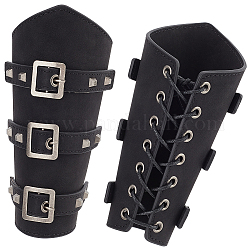 NBEADS 2 Set Adults Faux Leather Arm Guards, 7.7x9.4x0.59