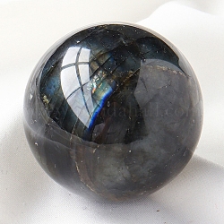 Bola de cristal de labradorita natural, Decoraciones de exhibición de piedras de energía reiki para la curación., meditación, brujería, 40mm