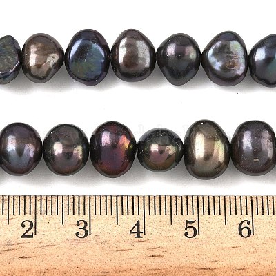 Нити из натурального культивированного пресноводного жемчуга PEAR-P250214-L-1