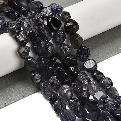 Природные иолит нитей бисера&nbsp;G-P497-01E-01-1