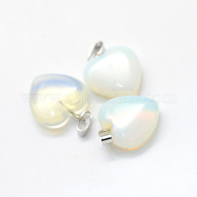 Сердце Opalite подвески X-G-Q371-10-1
