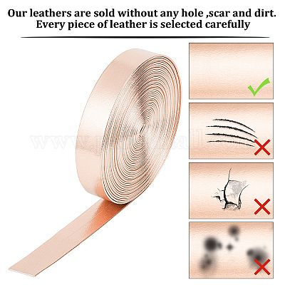 Мягкий плоский шнур из искусственной кожи&nbsp;LC-WH0006-03C-03-1