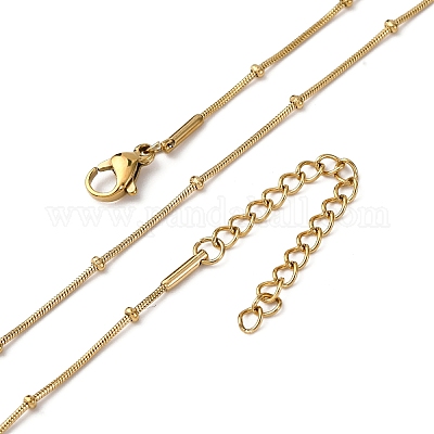 Ожерелья-спутнички из нержавеющей стали 304 толщиной 0.9 мм NJEW-T016-21B-G-1