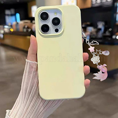 4 шт. 4 стиля ремешка для мобильного телефона из смолы и сплава с изображением золотой рыбки и звезды HJEW-HY0001-20-1