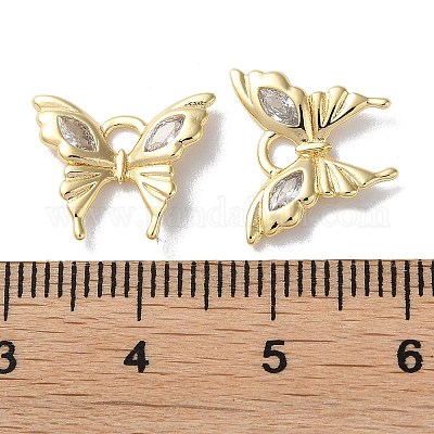 Прозрачные стеклянные прелести KK-F867-14G-1