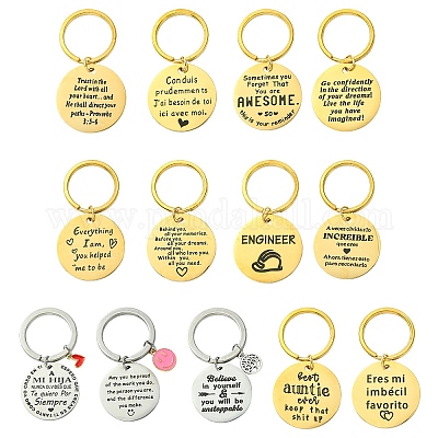 201 брелок из нержавеющей стали KEYC-YW00104-01-1