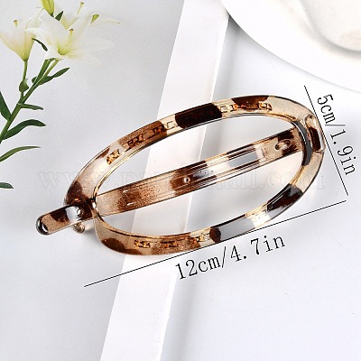 Овальные заколки для волос из смолы&nbsp;PHAR-H001-03D-1