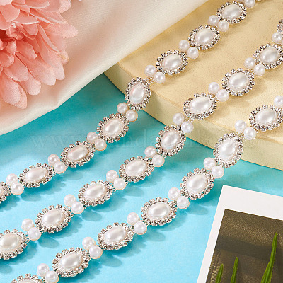 Железные цепочки для чашек с цветочным узором и стразами FIND-TAC0007-17D-1