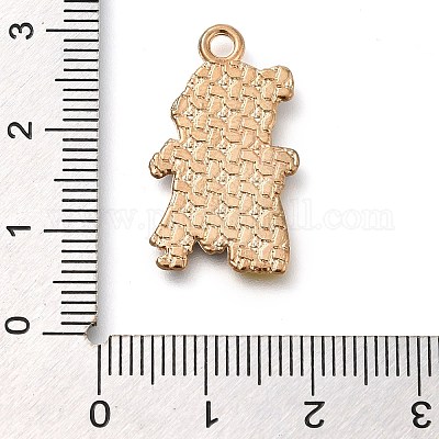 Noël alliage thème pendentifs émail&nbsp;ENAM-Q508-02A-1