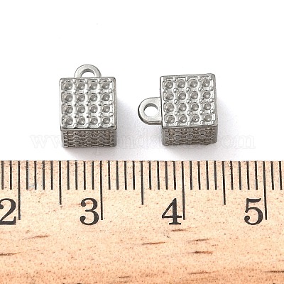 Подвеска из нержавеющей стали 304 со стразами STAS-C148-05P-1