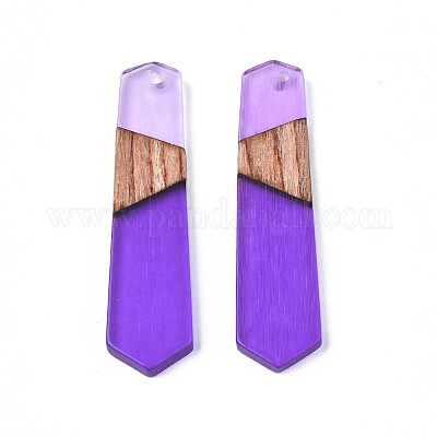 Подвески из смолы и ореха RESI-N025-020-C03-1